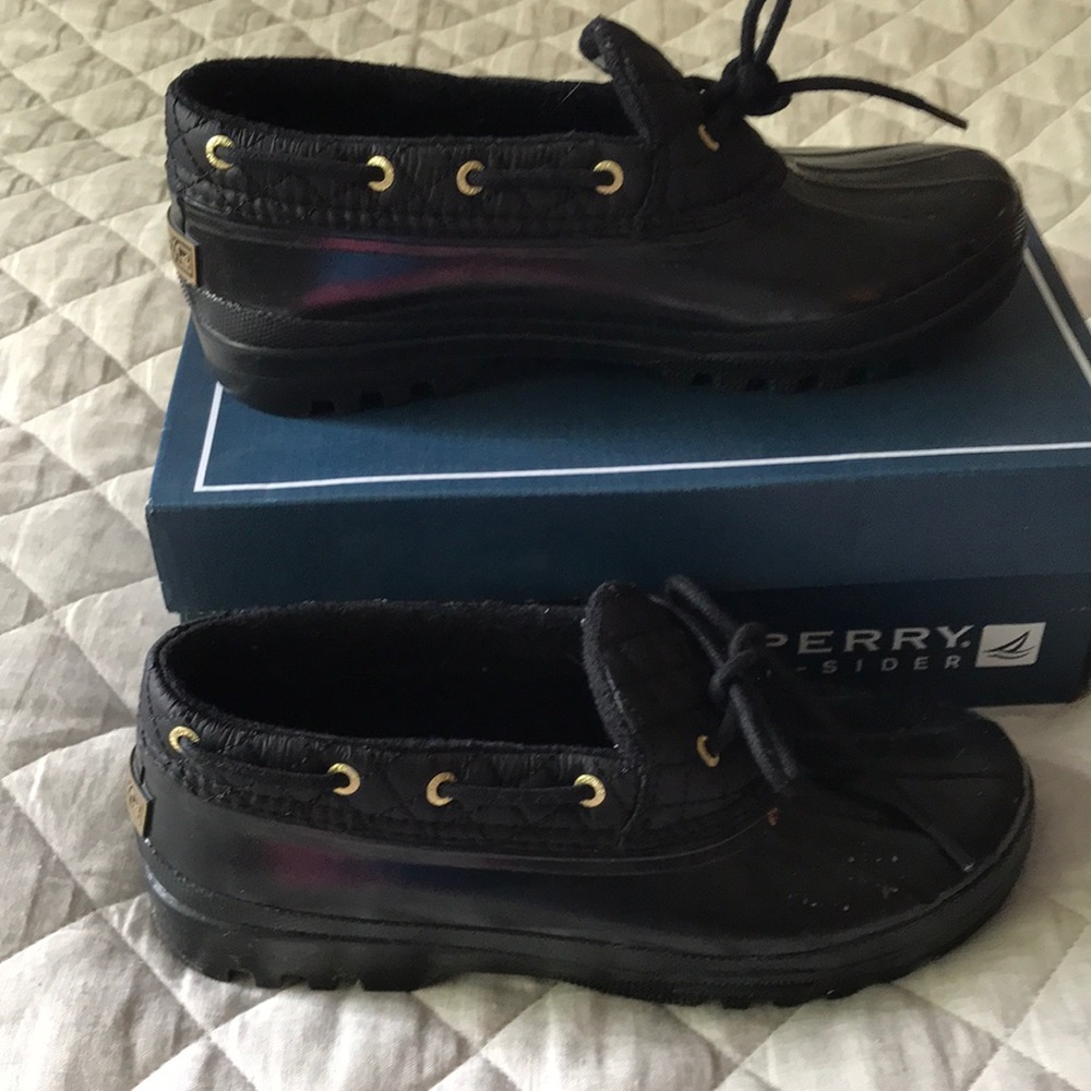 Sperry Black shoes- Women’s size 8